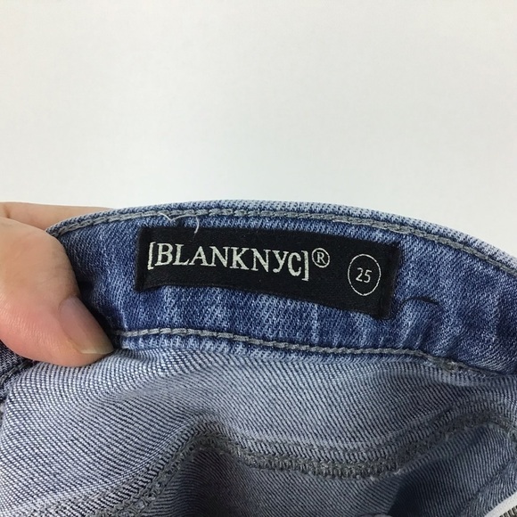 Blank NYC Women's The Great Jones Jeans Zipper Trim Skinny Jeans - Picture 5 of 6